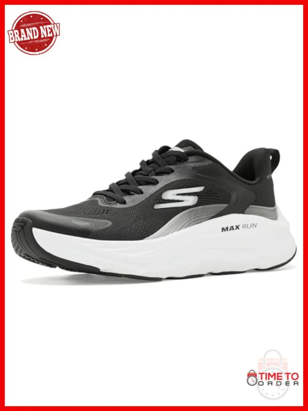 Max Cushioning Running Shoes with Goodyear Outsole, Breathable Mesh